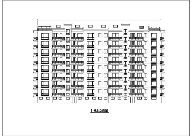 某<a href=https://www.yitu.cn/su/7987.html target=_blank class=infotextkey>小区</a>高层住宅<a href=https://www.yitu.cn/su/8159.html target=_blank class=infotextkey>楼</a>建筑<a href=https://www.yitu.cn/su/7590.html target=_blank class=infotextkey>设计</a>图