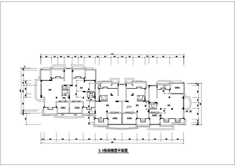 某<a href=https://www.yitu.cn/su/7987.html target=_blank class=infotextkey>小区</a>高层住宅<a href=https://www.yitu.cn/su/8159.html target=_blank class=infotextkey>楼</a>建筑<a href=https://www.yitu.cn/su/7590.html target=_blank class=infotextkey>设计</a>图