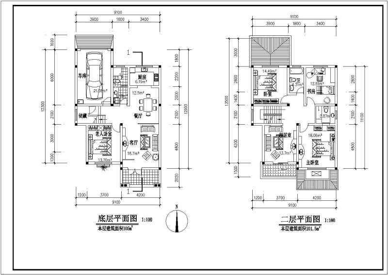 某高层住宅<a href=https://www.yitu.cn/su/8159.html target=_blank class=infotextkey>楼</a>建筑<a href=https://www.yitu.cn/su/7590.html target=_blank class=infotextkey>设计</a>图