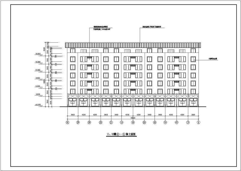 某<a href=https://www.yitu.cn/su/7987.html target=_blank class=infotextkey>小区</a>高层住宅<a href=https://www.yitu.cn/su/8159.html target=_blank class=infotextkey>楼</a>建筑<a href=https://www.yitu.cn/su/7590.html target=_blank class=infotextkey>设计</a>图