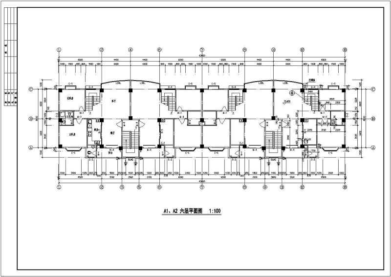 某高层商住<a href=https://www.yitu.cn/su/8159.html target=_blank class=infotextkey>楼</a>建筑<a href=https://www.yitu.cn/su/7590.html target=_blank class=infotextkey>设计</a>图