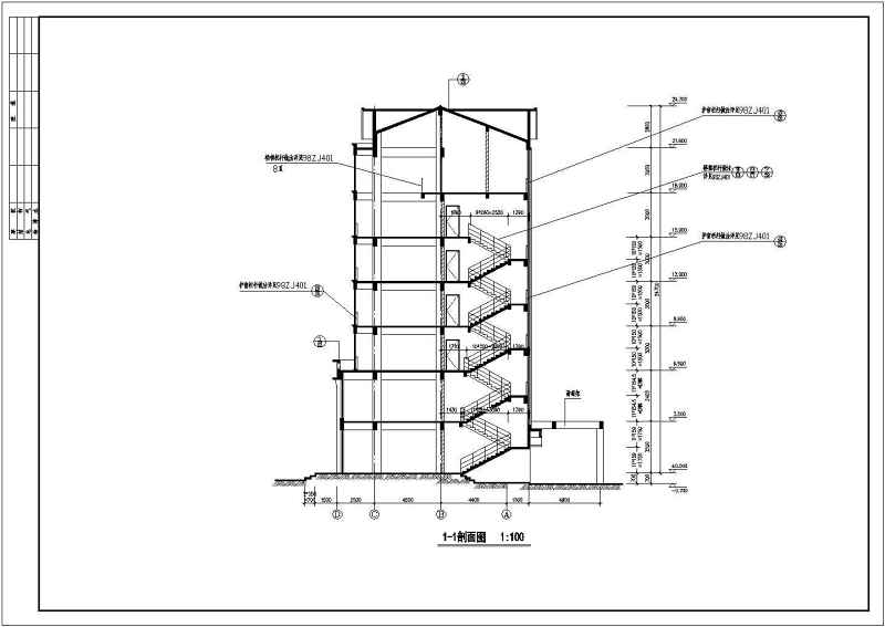 某高层商住<a href=https://www.yitu.cn/su/8159.html target=_blank class=infotextkey>楼</a>建筑<a href=https://www.yitu.cn/su/7590.html target=_blank class=infotextkey>设计</a>图