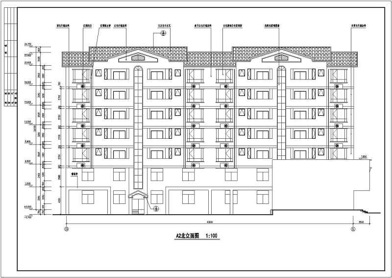 某高层商住<a href=https://www.yitu.cn/su/8159.html target=_blank class=infotextkey>楼</a>建筑<a href=https://www.yitu.cn/su/7590.html target=_blank class=infotextkey>设计</a>图