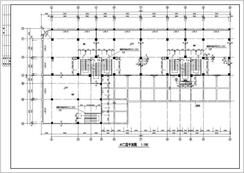 某高层商住<a href=https://www.yitu.cn/su/8159.html target=_blank class=infotextkey>楼</a>建筑<a href=https://www.yitu.cn/su/7590.html target=_blank class=infotextkey>设计</a>图