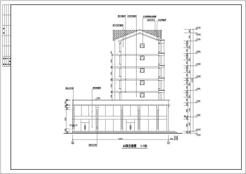 某高层商住<a href=https://www.yitu.cn/su/8159.html target=_blank class=infotextkey>楼</a>建筑<a href=https://www.yitu.cn/su/7590.html target=_blank class=infotextkey>设计</a>图