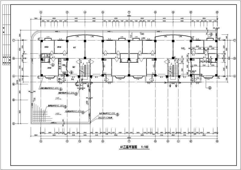 某高层商住<a href=https://www.yitu.cn/su/8159.html target=_blank class=infotextkey>楼</a>建筑<a href=https://www.yitu.cn/su/7590.html target=_blank class=infotextkey>设计</a>图