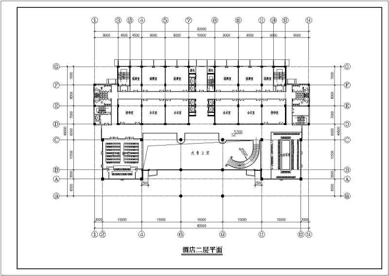 某高层<a href=https://www.yitu.cn/sketchup/jiudianjianzhu/index.html target=_blank class=infotextkey><a href=https://www.yitu.cn/su/7829.html target=_blank class=infotextkey>酒店</a>建筑</a><a href=https://www.yitu.cn/su/7590.html target=_blank class=infotextkey>设计</a>CAD全套方案图