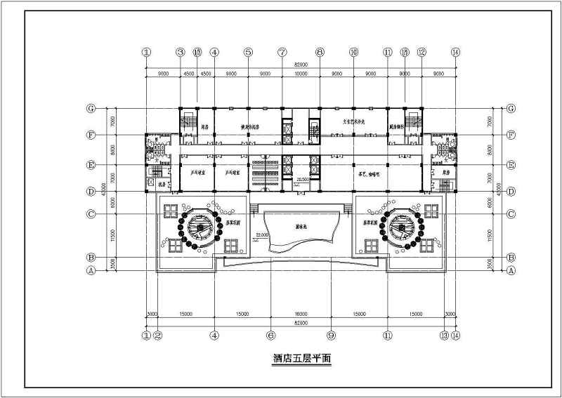 某高层<a href=https://www.yitu.cn/sketchup/jiudianjianzhu/index.html target=_blank class=infotextkey><a href=https://www.yitu.cn/su/7829.html target=_blank class=infotextkey>酒店</a>建筑</a><a href=https://www.yitu.cn/su/7590.html target=_blank class=infotextkey>设计</a>CAD全套方案图