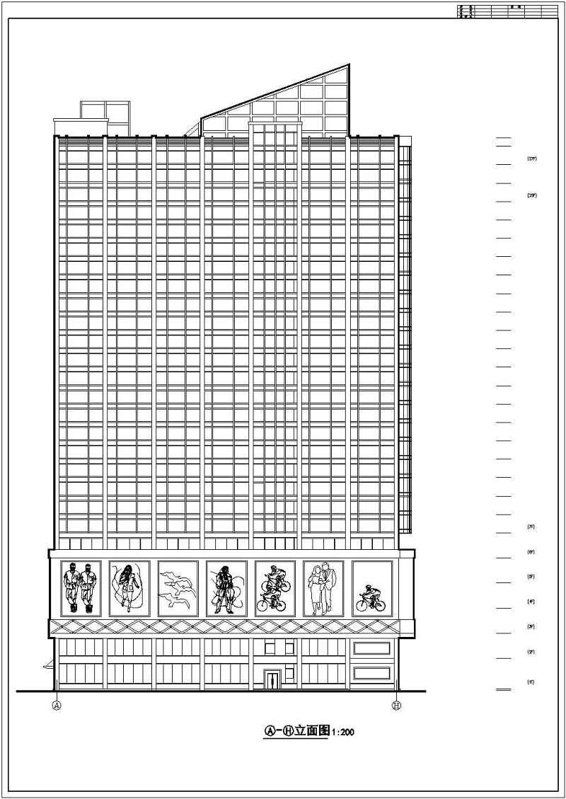 高层综合<a href=https://www.yitu.cn/su/7515.html target=_blank class=infotextkey>商业建筑</a>全套<a href=https://www.yitu.cn/su/7590.html target=_blank class=infotextkey>设计</a>施工CAD<a href=https://www.yitu.cn/su/7937.html target=_blank class=infotextkey>图纸</a>