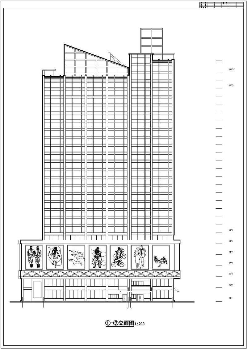 高层综合<a href=https://www.yitu.cn/su/7515.html target=_blank class=infotextkey>商业建筑</a>全套<a href=https://www.yitu.cn/su/7590.html target=_blank class=infotextkey>设计</a>施工CAD<a href=https://www.yitu.cn/su/7937.html target=_blank class=infotextkey>图纸</a>