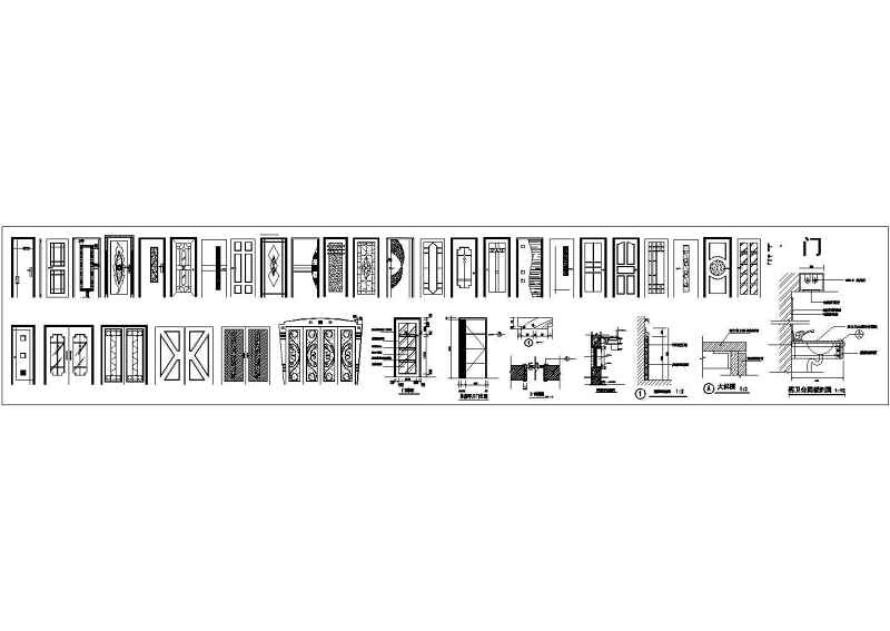 建筑室内<a href=https://www.yitu.cn/su/7590.html target=_blank class=infotextkey>设计</a>常用的cad图块素材