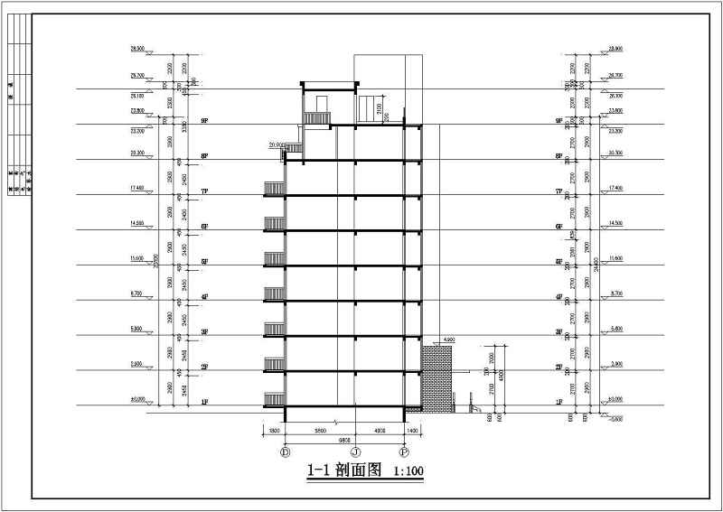 秀枫<a href=https://www.yitu.cn/su/8101.html target=_blank class=infotextkey>山</a>庄小高层建筑<a href=https://www.yitu.cn/su/7590.html target=_blank class=infotextkey>设计</a>图