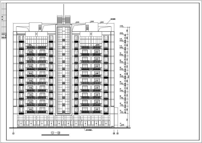 小高层住宅<a href=https://www.yitu.cn/su/8159.html target=_blank class=infotextkey>楼</a>建筑<a href=https://www.yitu.cn/su/7590.html target=_blank class=infotextkey>设计</a>图