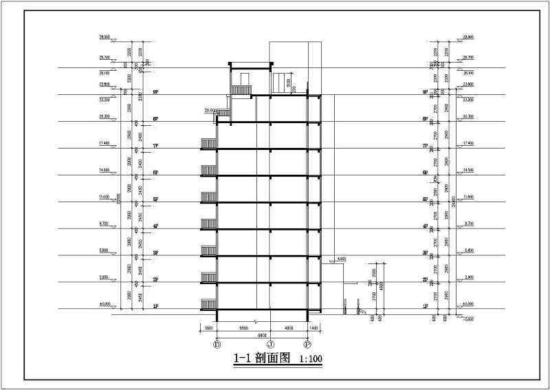 小高层住宅楼建筑方案设计图