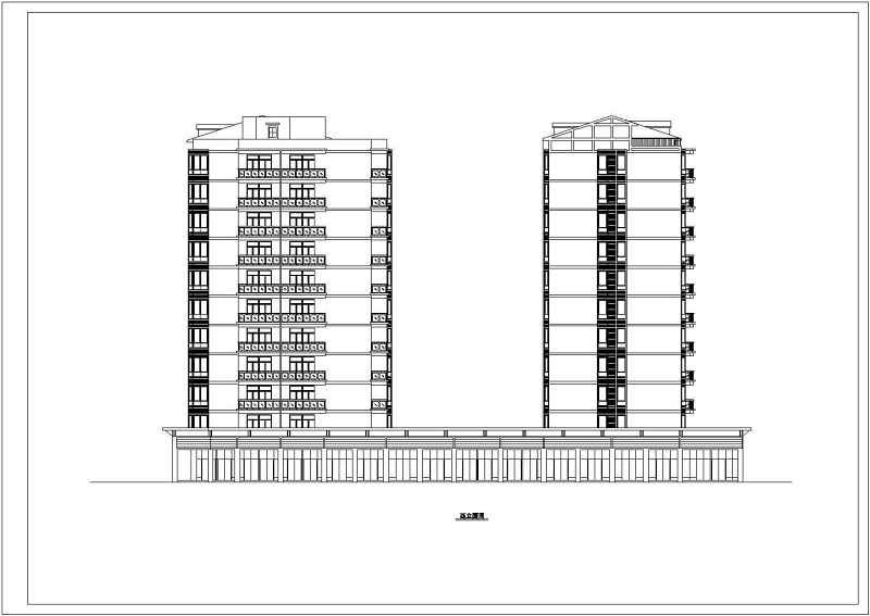 小高层住宅建筑方案<a href=https://www.yitu.cn/su/7590.html target=_blank class=infotextkey>设计</a>图