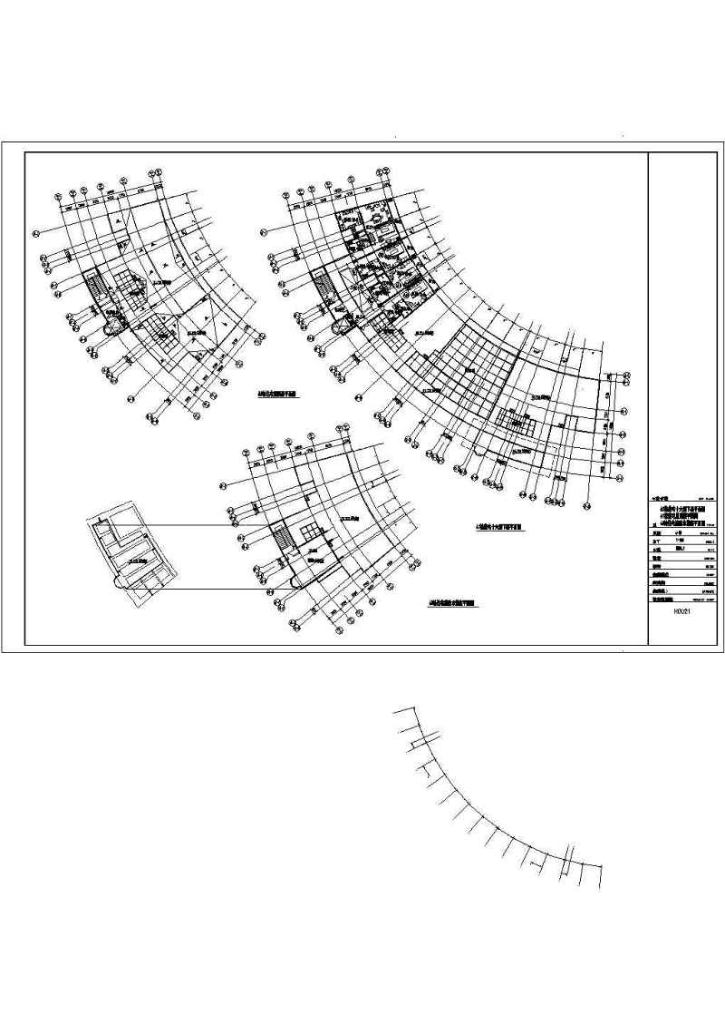 高层商住<a href=https://www.yitu.cn/su/8159.html target=_blank class=infotextkey>楼</a>建筑<a href=https://www.yitu.cn/su/7590.html target=_blank class=infotextkey>设计</a>CAD详细图