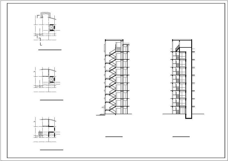 某<a href=https://www.yitu.cn/su/7987.html target=_blank class=infotextkey>小区</a>小高层住宅<a href=https://www.yitu.cn/su/8159.html target=_blank class=infotextkey>楼</a>建筑<a href=https://www.yitu.cn/su/7590.html target=_blank class=infotextkey>设计</a>图