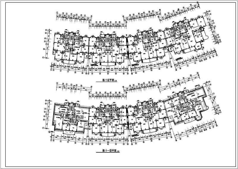 某高层住宅<a href=https://www.yitu.cn/su/8159.html target=_blank class=infotextkey>楼</a>建筑<a href=https://www.yitu.cn/su/7590.html target=_blank class=infotextkey>设计</a><a href=https://www.yitu.cn/su/7392.html target=_blank class=infotextkey>平面</a>图