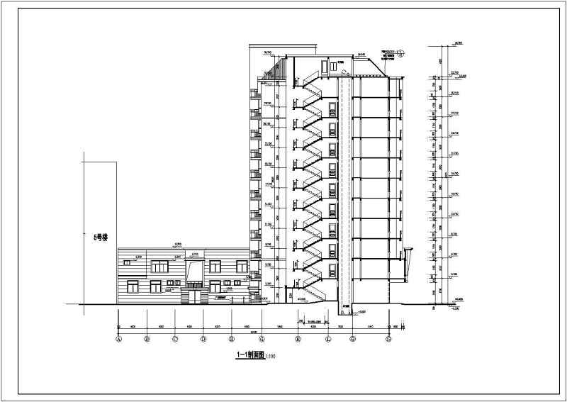 某高层住宅<a href=https://www.yitu.cn/su/8159.html target=_blank class=infotextkey>楼</a>建筑<a href=https://www.yitu.cn/su/7590.html target=_blank class=infotextkey>设计</a>图