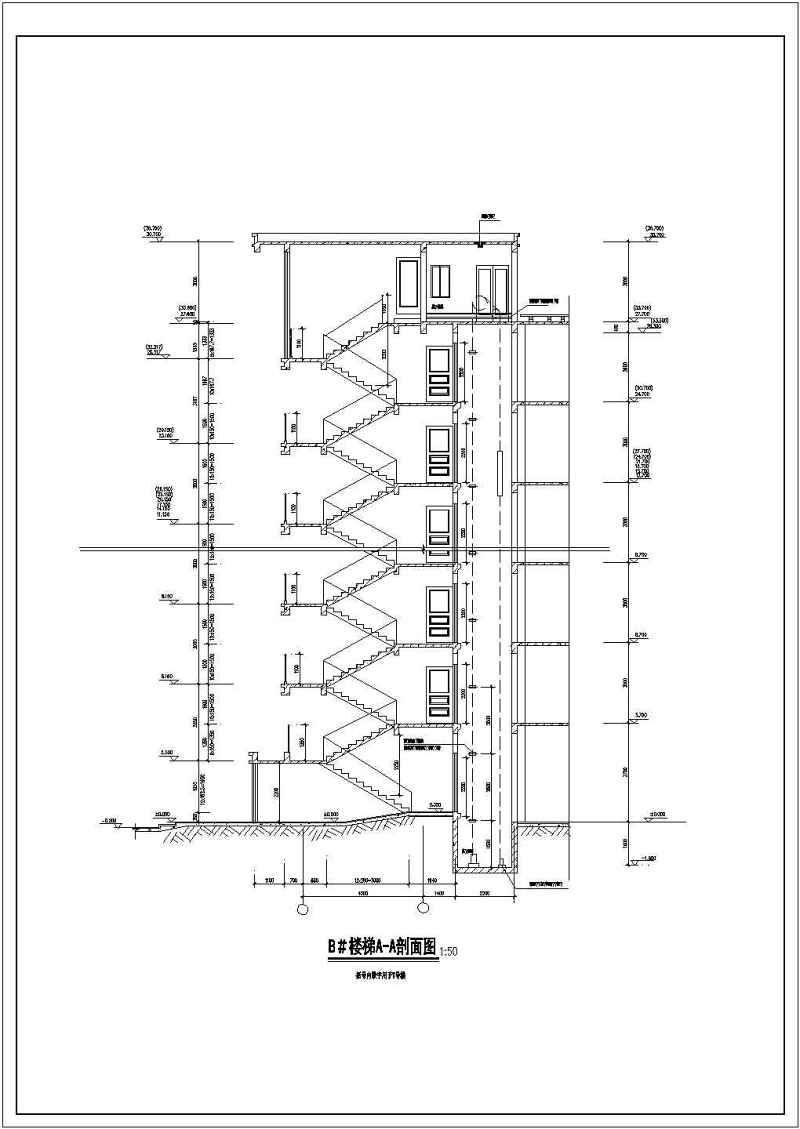 某高层住宅<a href=https://www.yitu.cn/su/8159.html target=_blank class=infotextkey>楼</a>建筑<a href=https://www.yitu.cn/su/7590.html target=_blank class=infotextkey>设计</a>图