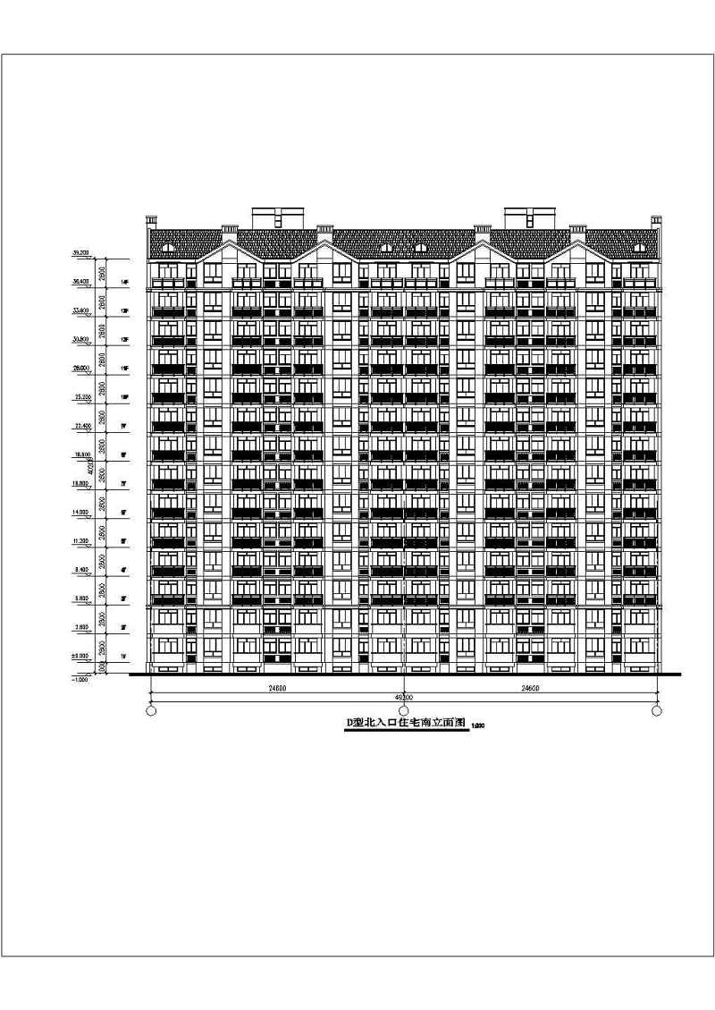 某高层住宅<a href=https://www.yitu.cn/su/8159.html target=_blank class=infotextkey>楼</a>建筑方案<a href=https://www.yitu.cn/su/7590.html target=_blank class=infotextkey>设计</a>图