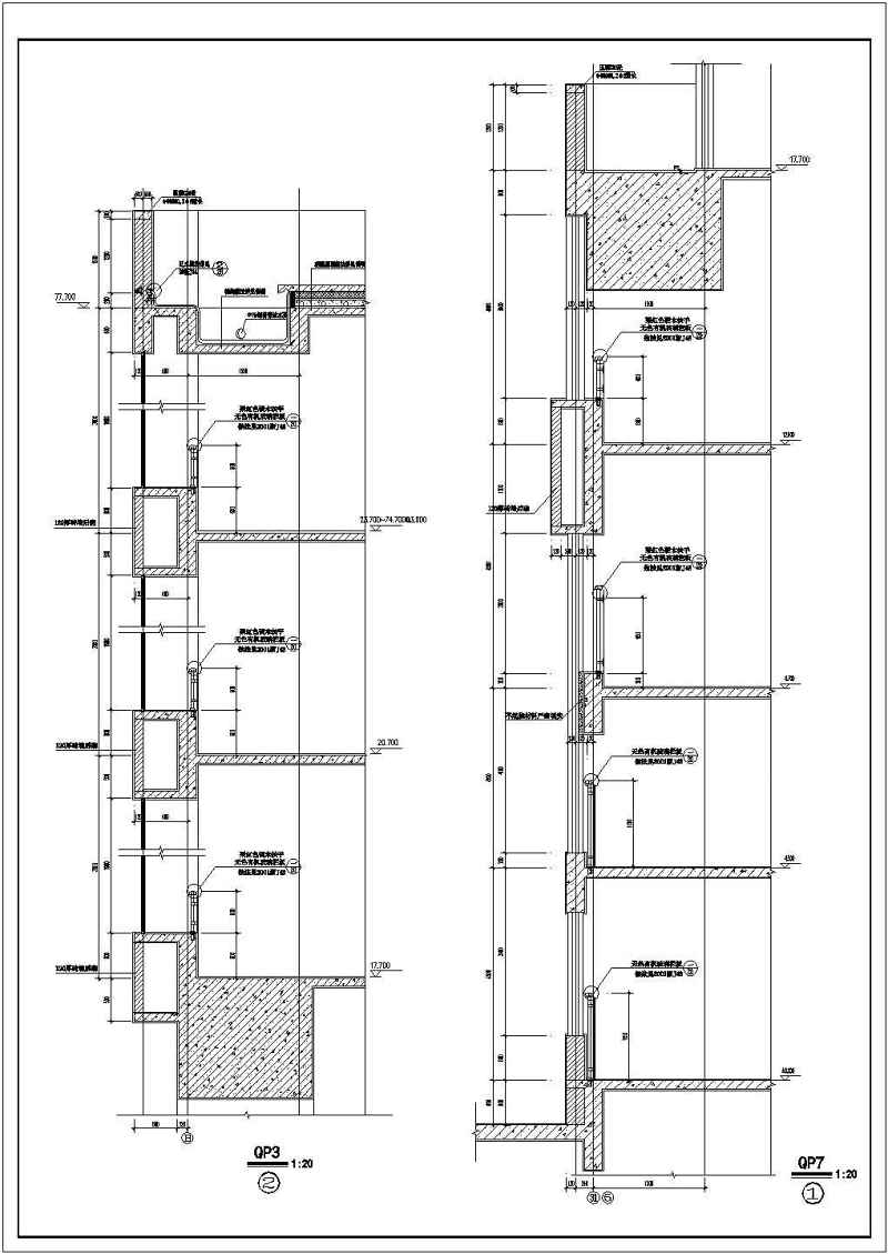 某高层综合<a href=https://www.yitu.cn/su/8159.html target=_blank class=infotextkey>楼</a>建筑<a href=https://www.yitu.cn/su/7590.html target=_blank class=infotextkey>设计</a>CAD施工图