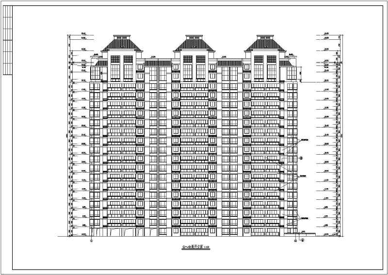 高层住宅<a href=https://www.yitu.cn/su/8159.html target=_blank class=infotextkey>楼</a>建筑<a href=https://www.yitu.cn/su/7590.html target=_blank class=infotextkey>设计</a>图