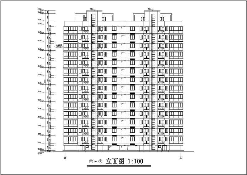 高层住宅百合<a href=https://www.yitu.cn/su/8159.html target=_blank class=infotextkey>楼</a>建筑<a href=https://www.yitu.cn/su/7590.html target=_blank class=infotextkey>设计</a>图