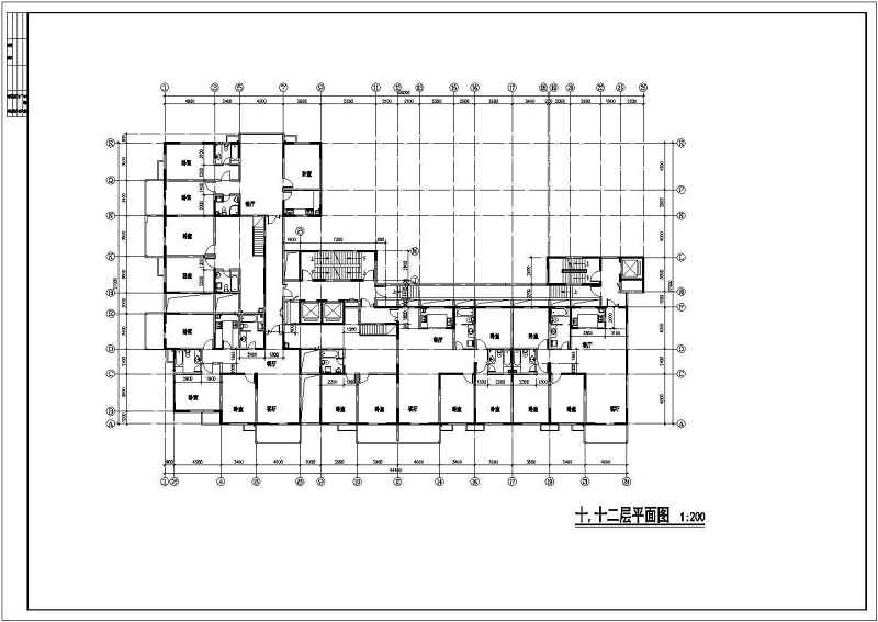 高层公寓建筑初步<a href=https://www.yitu.cn/su/7590.html target=_blank class=infotextkey>设计</a><a href=https://www.yitu.cn/su/7937.html target=_blank class=infotextkey>图纸</a>