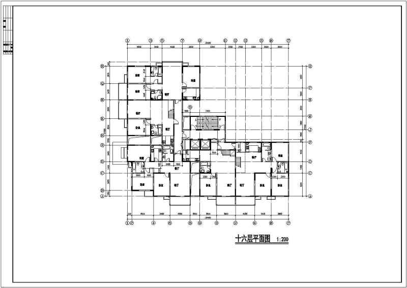 高层公寓建筑初步<a href=https://www.yitu.cn/su/7590.html target=_blank class=infotextkey>设计</a><a href=https://www.yitu.cn/su/7937.html target=_blank class=infotextkey>图纸</a>