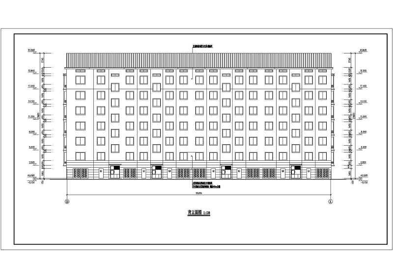 某高层住宅<a href=https://www.yitu.cn/su/8159.html target=_blank class=infotextkey>楼</a>建筑施工图