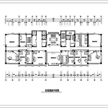 10层某公安局办公楼装修电气cad施工设计图