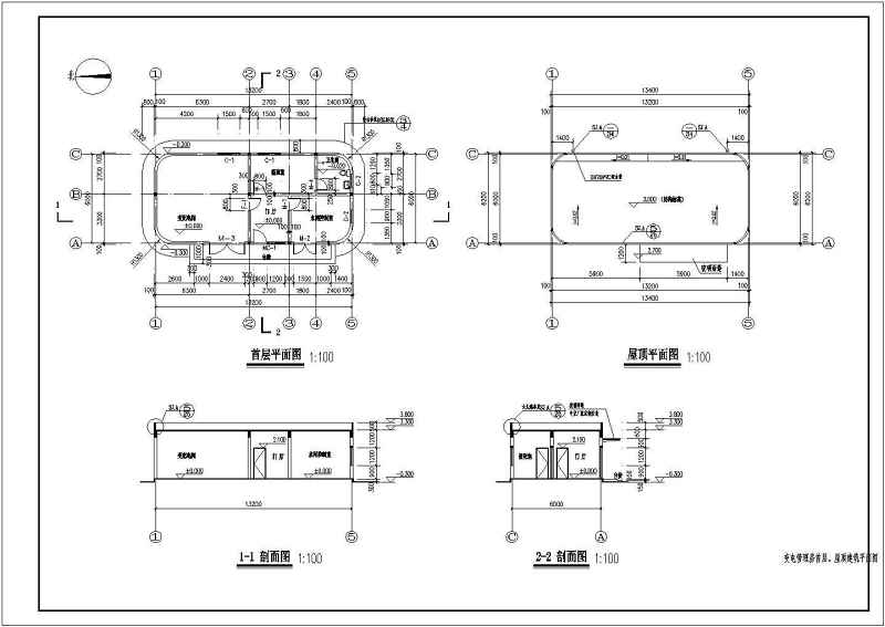 某<a href=https://www.yitu.cn/su/6987.html target=_blank class=infotextkey>变电</a>站管理房全套建筑结构给排<a href=https://www.yitu.cn/su/5628.html target=_blank class=infotextkey>水</a>施工图