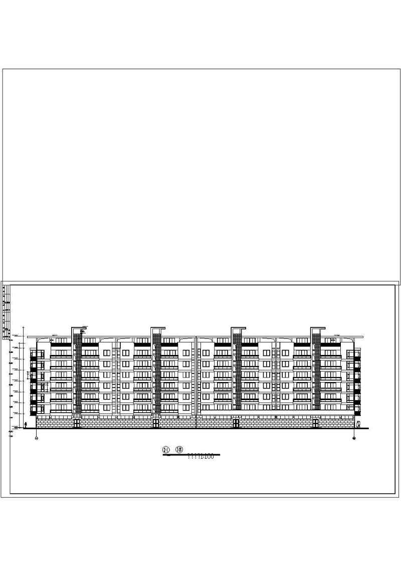 某<a href=https://www.yitu.cn/su/7987.html target=_blank class=infotextkey>小区</a>小高层住宅<a href=https://www.yitu.cn/su/8159.html target=_blank class=infotextkey>楼</a>建筑<a href=https://www.yitu.cn/su/7590.html target=_blank class=infotextkey>设计</a><a href=https://www.yitu.cn/su/7937.html target=_blank class=infotextkey>图纸</a>