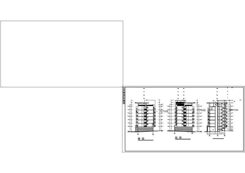 某<a href=https://www.yitu.cn/su/7987.html target=_blank class=infotextkey>小区</a>小高层住宅<a href=https://www.yitu.cn/su/8159.html target=_blank class=infotextkey>楼</a>建筑<a href=https://www.yitu.cn/su/7590.html target=_blank class=infotextkey>设计</a><a href=https://www.yitu.cn/su/7937.html target=_blank class=infotextkey>图纸</a>