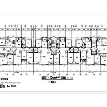 现行经典的小高层建筑设计图