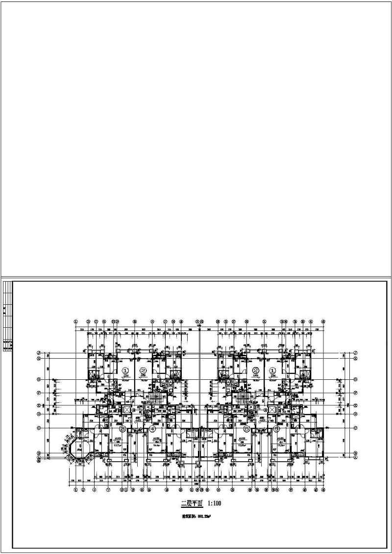 某小高层住宅<a href=https://www.yitu.cn/su/8159.html target=_blank class=infotextkey>楼</a>建筑<a href=https://www.yitu.cn/su/7590.html target=_blank class=infotextkey>设计</a>图