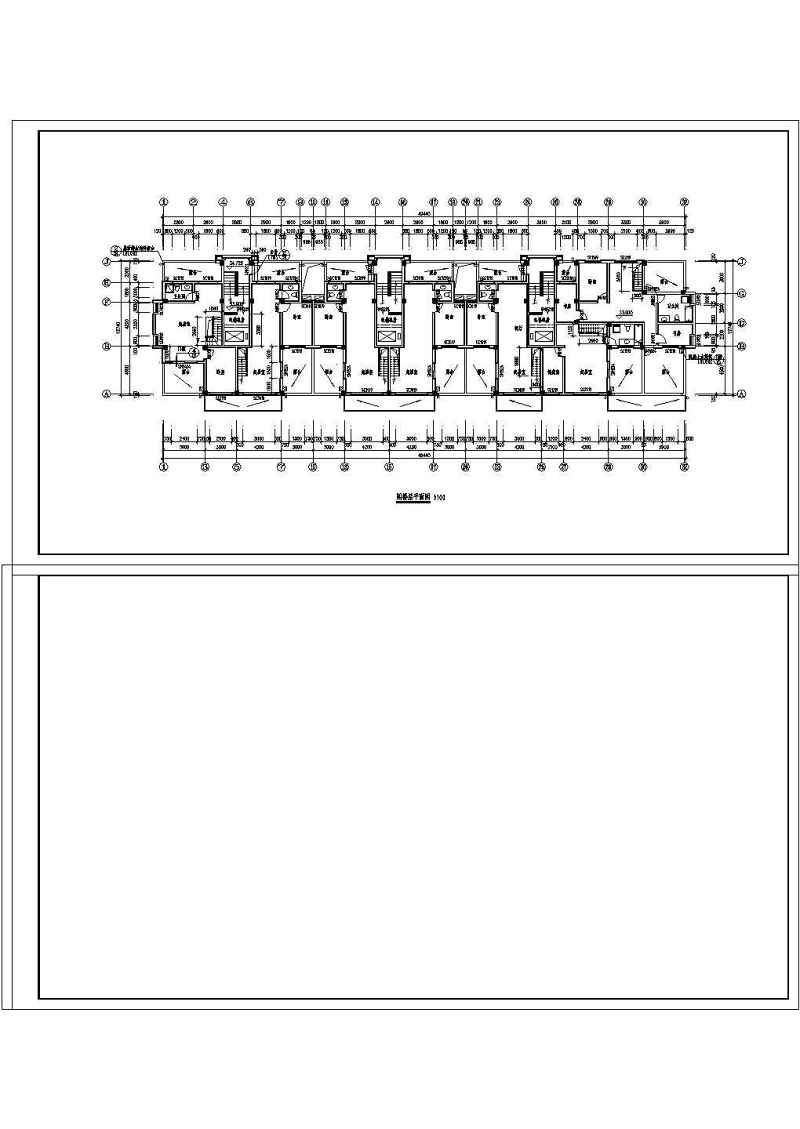 某小高层住宅建筑<a href=https://www.yitu.cn/su/7590.html target=_blank class=infotextkey>设计</a>图