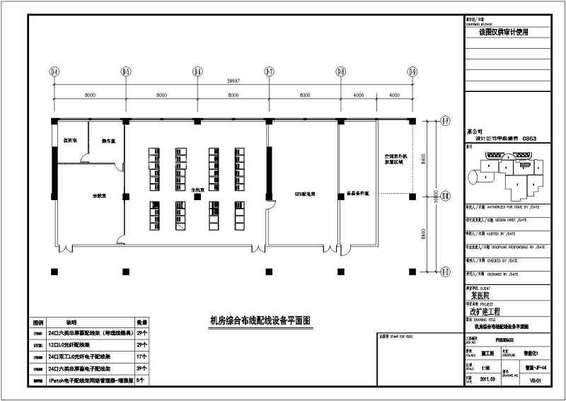 某<a href=https://www.yitu.cn/sketchup/yiyuan/index.html target=_blank class=infotextkey><a href=https://www.yitu.cn/su/7276.html target=_blank class=infotextkey>医院</a></a>扩建项目机房装修电气、装修施工图