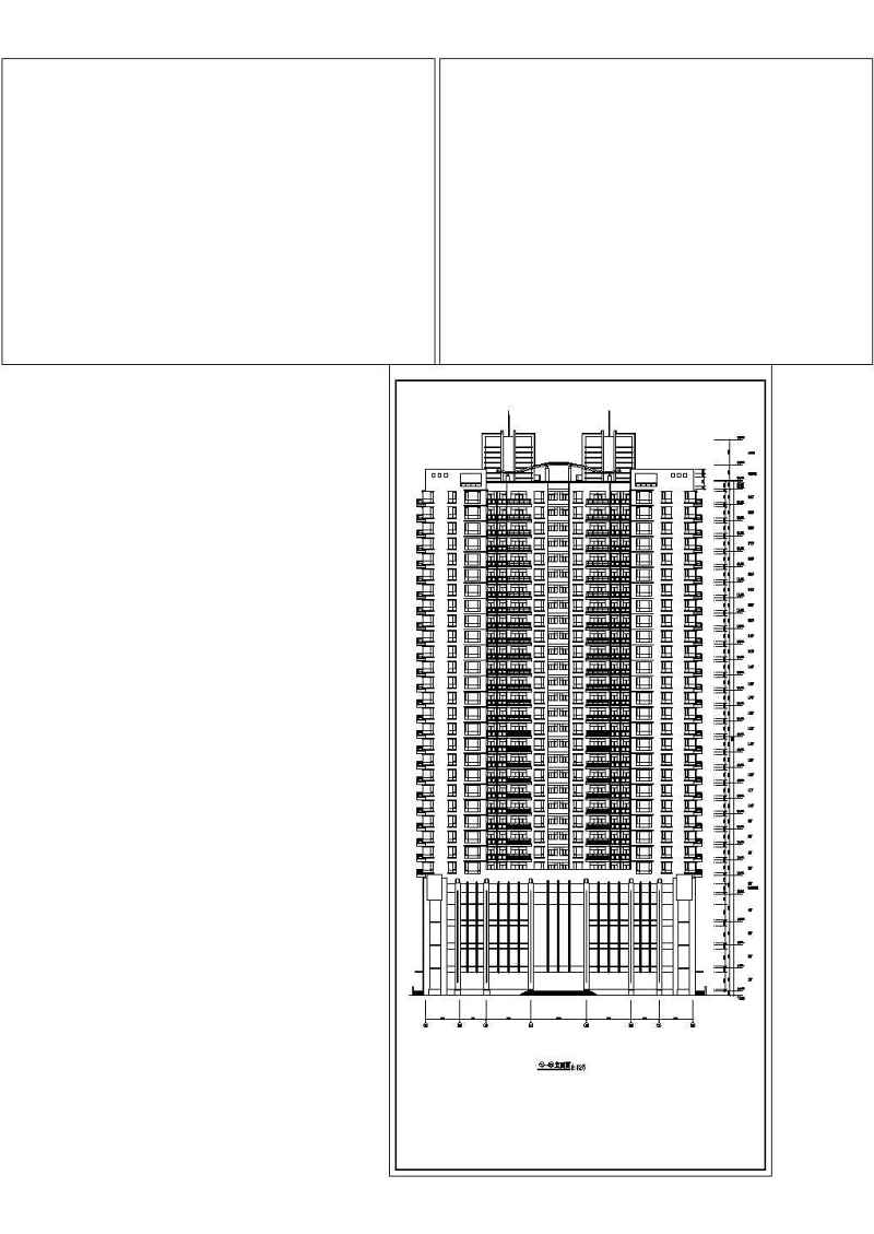 南方某高层住宅<a href=https://www.yitu.cn/su/8159.html target=_blank class=infotextkey>楼</a>建筑<a href=https://www.yitu.cn/su/7590.html target=_blank class=infotextkey>设计</a>图