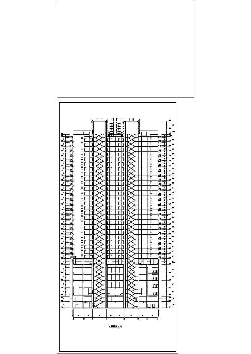 南方某高层住宅<a href=https://www.yitu.cn/su/8159.html target=_blank class=infotextkey>楼</a>建筑<a href=https://www.yitu.cn/su/7590.html target=_blank class=infotextkey>设计</a>图