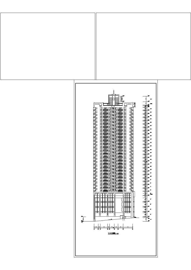 南方某高层住宅<a href=https://www.yitu.cn/su/8159.html target=_blank class=infotextkey>楼</a>建筑<a href=https://www.yitu.cn/su/7590.html target=_blank class=infotextkey>设计</a>图