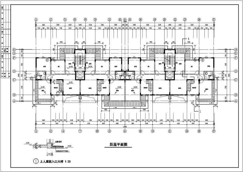 南郡明珠小高层住宅建筑施工图