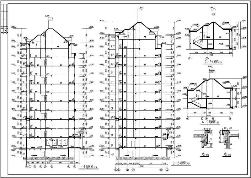 某高层住宅建筑<a href=https://www.yitu.cn/su/7590.html target=_blank class=infotextkey>设计</a><a href=https://www.yitu.cn/su/7937.html target=_blank class=infotextkey>图纸</a>