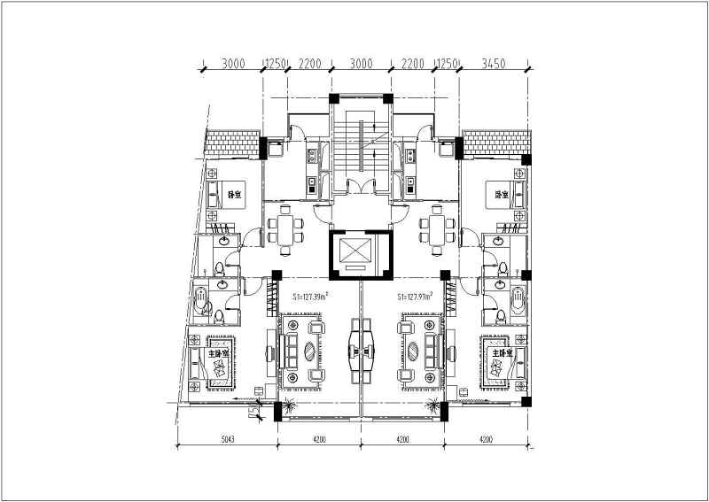 某高层住宅建筑方案<a href=https://www.yitu.cn/su/7590.html target=_blank class=infotextkey>设计</a><a href=https://www.yitu.cn/su/7937.html target=_blank class=infotextkey>图纸</a>