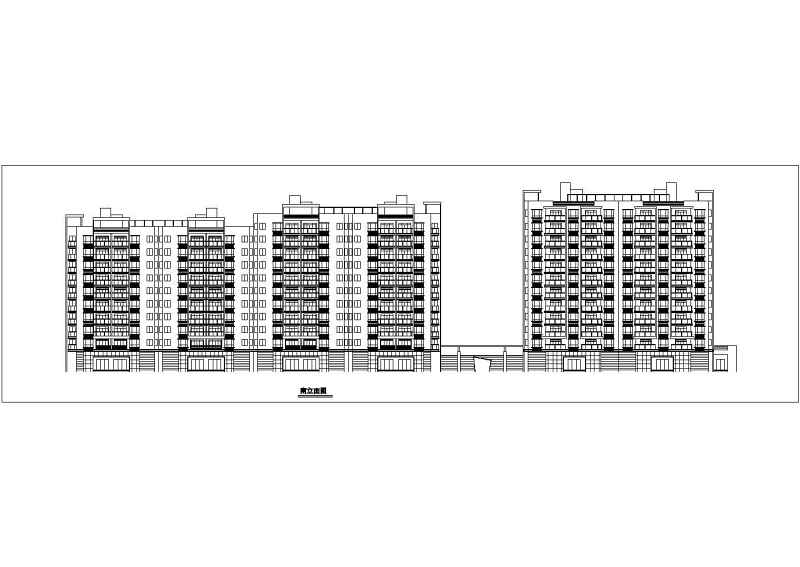 某高层住宅<a href=https://www.yitu.cn/su/8159.html target=_blank class=infotextkey>楼</a>建筑<a href=https://www.yitu.cn/su/7590.html target=_blank class=infotextkey>设计</a>图