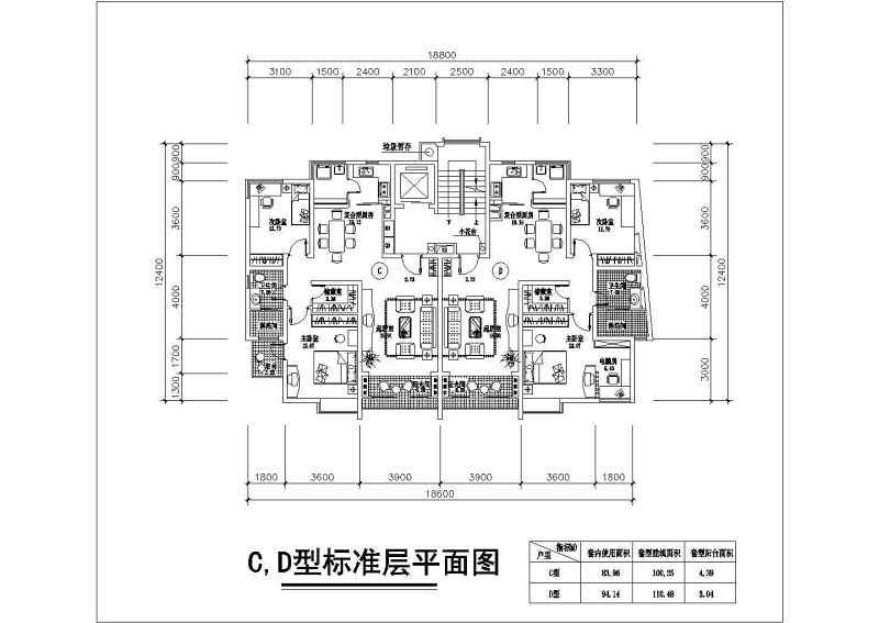 某高层住宅<a href=https://www.yitu.cn/su/8159.html target=_blank class=infotextkey>楼</a>建筑<a href=https://www.yitu.cn/su/7590.html target=_blank class=infotextkey>设计</a>图