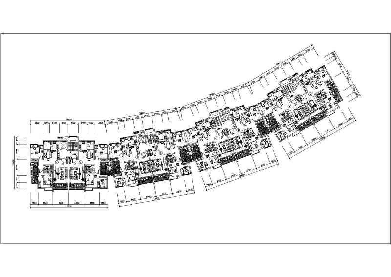 某高层住宅<a href=https://www.yitu.cn/su/8159.html target=_blank class=infotextkey>楼</a>建筑<a href=https://www.yitu.cn/su/7590.html target=_blank class=infotextkey>设计</a>图