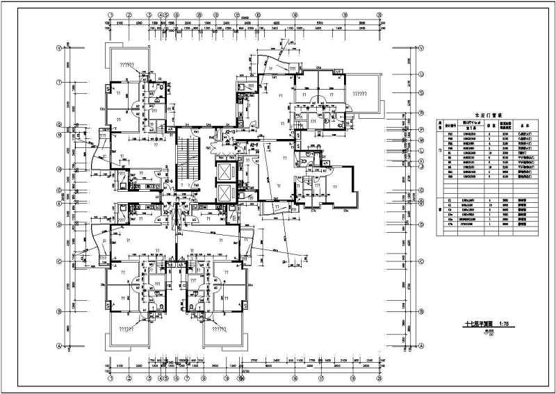 某<a href=https://www.yitu.cn/su/7872.html target=_blank class=infotextkey>地</a>高层全套建筑<a href=https://www.yitu.cn/su/7590.html target=_blank class=infotextkey>设计</a>CAD施工图