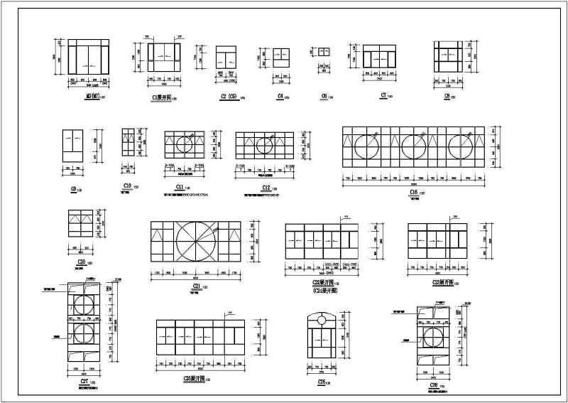 某高层住宅<a href=https://www.yitu.cn/su/8159.html target=_blank class=infotextkey>楼</a>建筑全套<a href=https://www.yitu.cn/su/7590.html target=_blank class=infotextkey>设计</a>CAD施工图